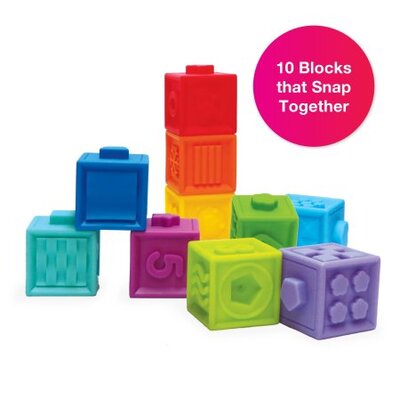 Edushape Mix & Match Textured Blocks textured pop blocks - EduShape