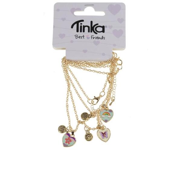 KJEDE BFF M/HJERTER 3 STK TINKA BEST FRIENDS