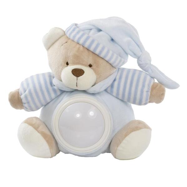 BAMSE MED LYS 21CM BLÅ TINKA BABY