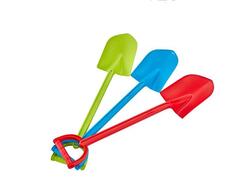 SPADE I SOLID PLAST ASS. FARGER (50CM) blå - Uteleiker
