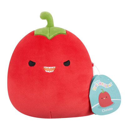 Squishmallows 19 cm Christo the Chili Pepper Rød - Squishmallows