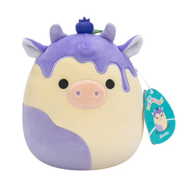 Squishmallows 19 cm Benito the Blueberry Cow