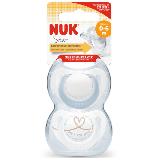 Nuk Smokk STAR Blå 0-6 mnd