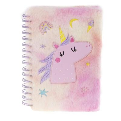 NOTISBOK PLYSJ UNICORN A5 TINKA Plysj Unicorn - Tinka