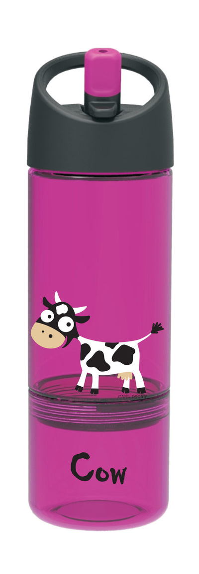 VANNFLASKE - 2in1 Vannflaske Rosa - Ku - Carl Oscar