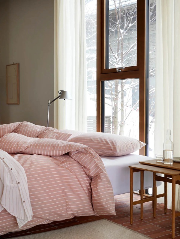 Pia Sengesett Ekstra Fin Bomull, Varm Rosa 