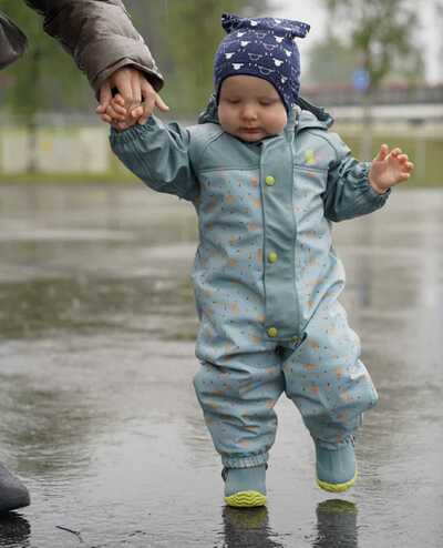 Kattnakken Babyregndress Pytt Tolvmeterskogen Hav - Kattnakken