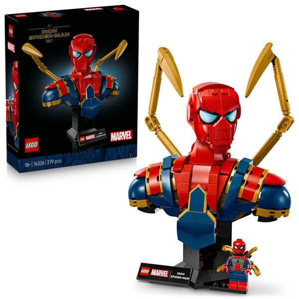LEGO 76326 Byste av Iron Spider-Man