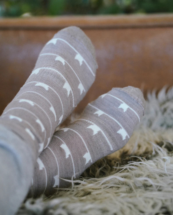 Kattnakken Ullsokk 3pk med mønster Barn