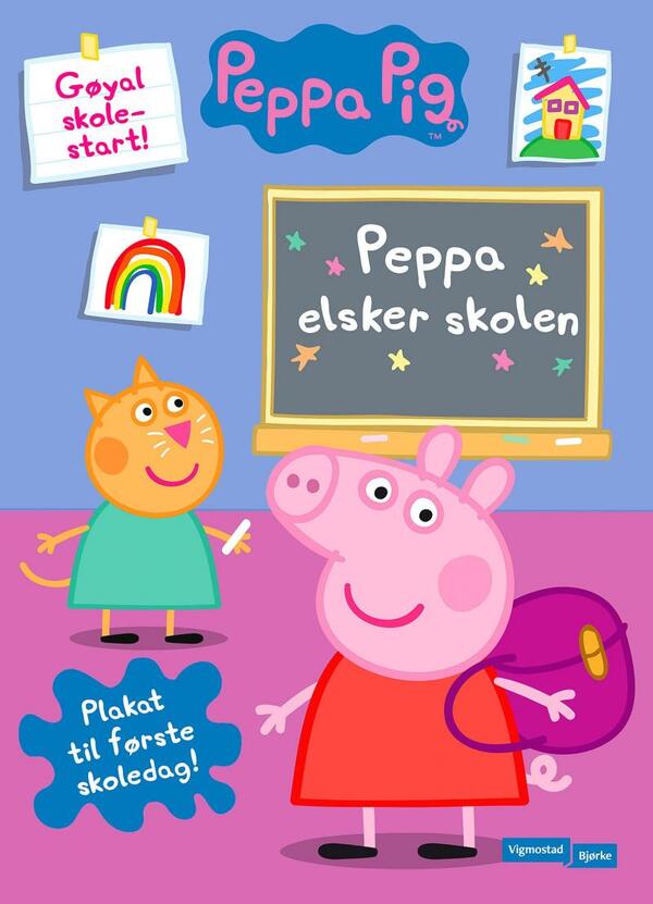 Peppa på skolen aktivitetsbok