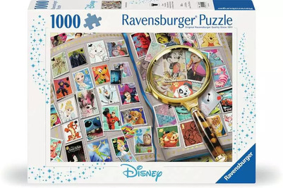 Ravensburger puslespill 1000 Disney frimerkealbum 1000 biter - Ravensburger
