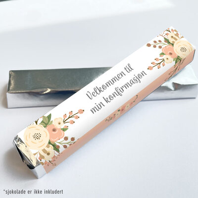  Kinder omslag Konfirmasjon Fersken - Happystar