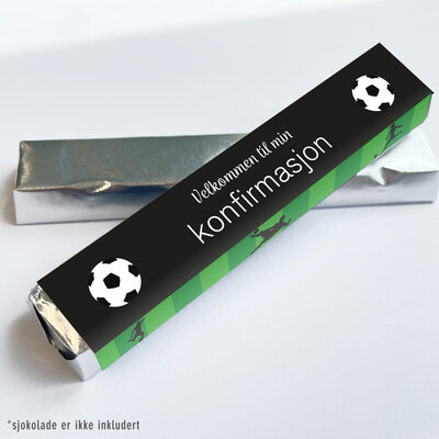  Kinder omslag Konfirmasjon fotball - Happystar