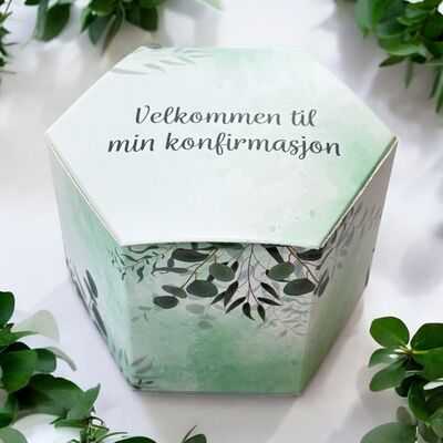 20pk - Gave-eske Konfirmasjon Eukalyptus - Happystar