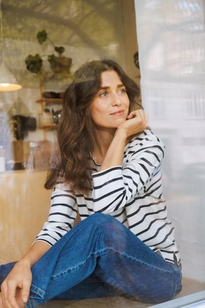 NelaPW T-shirt Dark Navy Stripe - Part Two