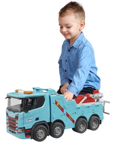 Bruder Scania tauebil 560R med lyd og lys tauebil - Bruder