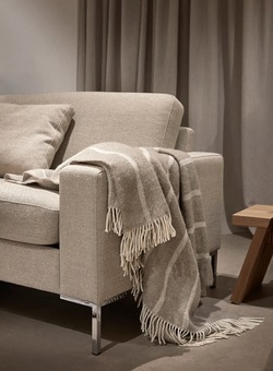 Istinden Ullpledd  Beige - Høie of Scandinavia 
