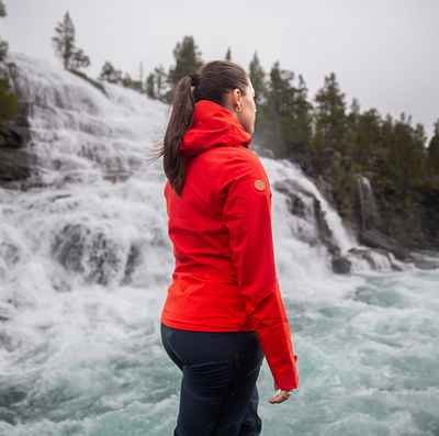 Tufte Pine Jacket W Fiery Red - Tufte