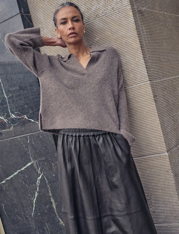 Thora Aidy Polo Knit