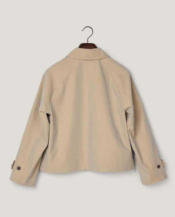 Kort Trensh Coat, beige