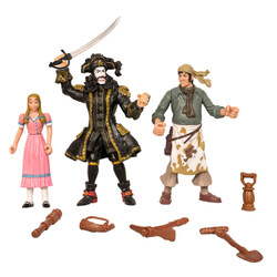 Kaptein Sabeltann - Sabeltann, Sunniva, Skalken figurer 3 pk.