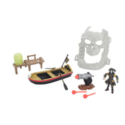 Kaptein Sabeltann - Gaveeske KS og Skalle m/brygge og robåt Gaveeske KS og Skalle m/brygge og robåt - kaptein sabeltann