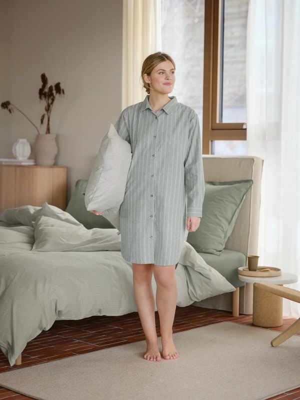 KAMPANJE! Pilen Flanell Nattskjorte 