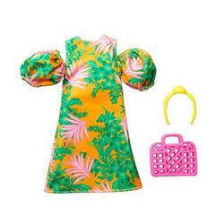 Barbie Fashion klær Kjole,Veske og diadem - Barbie