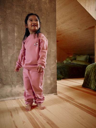 Gullkorn Bukkene Collage Set Tåkerosa - Gullkorn Design