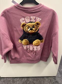 KOGBILA L/S OVZ BEAR O-NECK SWT 