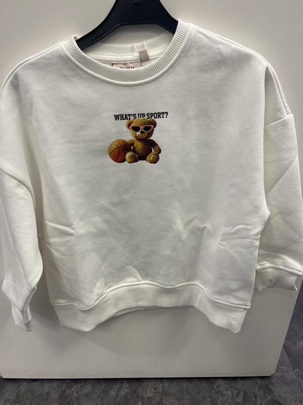 KOGBILA L/S OVZ BEAR O-NECK SWT 