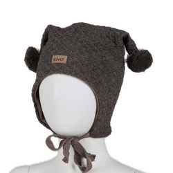 Kivat Knytelue ull 383L-74U Brown Melange Brown Melange 74U - Kivat