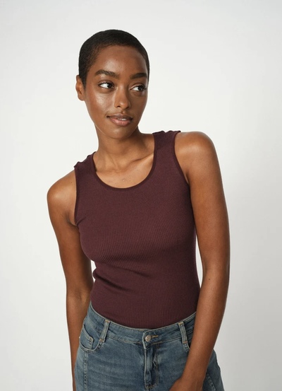 Elaine Seamless Tank Top Fudge - Mos Mosh