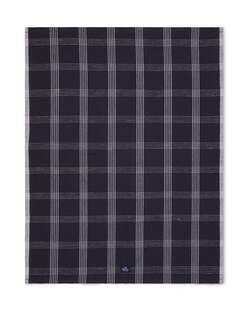 Rutet kjøkkenhåndkle i Linblanding