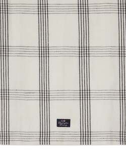 Rutet kjøkkenhåndkle i Linblanding