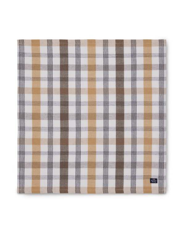 Rutet lin/bomull serviett