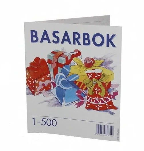 Basarbok 1-500 Loddbok