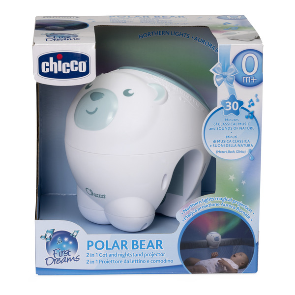 Chicco Polar Bear Projector Lys Blå