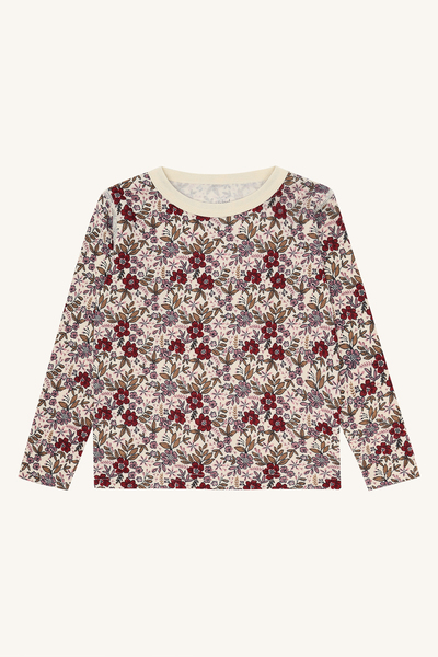 Hust & Claire Abba Flor trøye ull/viskose fra bambus 3290 off white - Hust & Claire