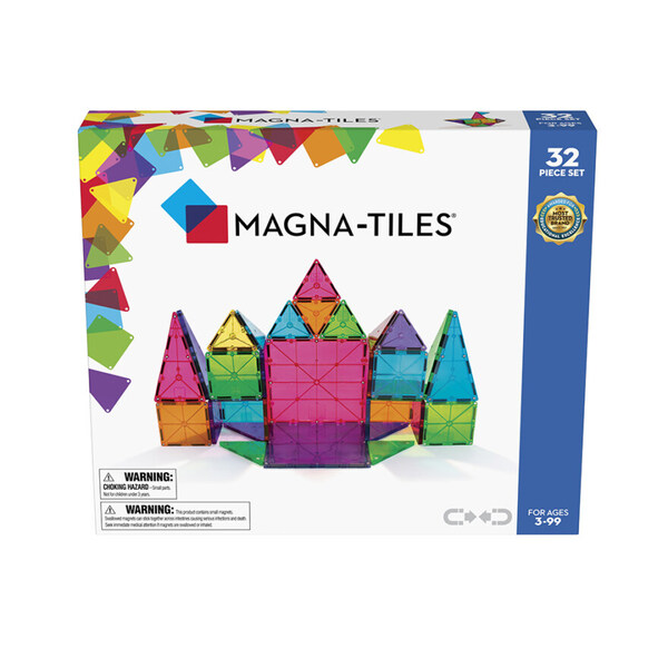 MAGNA-TILES® Clear Colours 32 stk