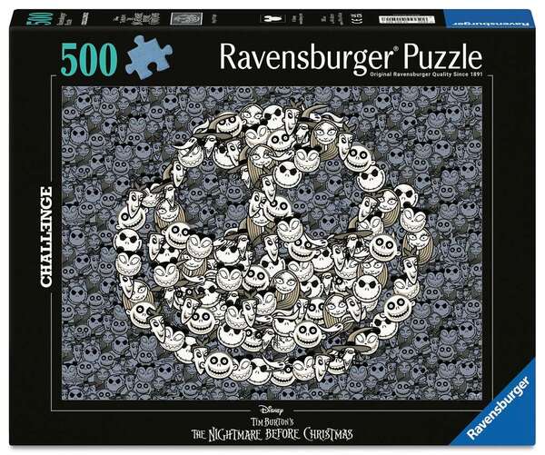 Ravensburger Puslespill 500 Mareritt før jul