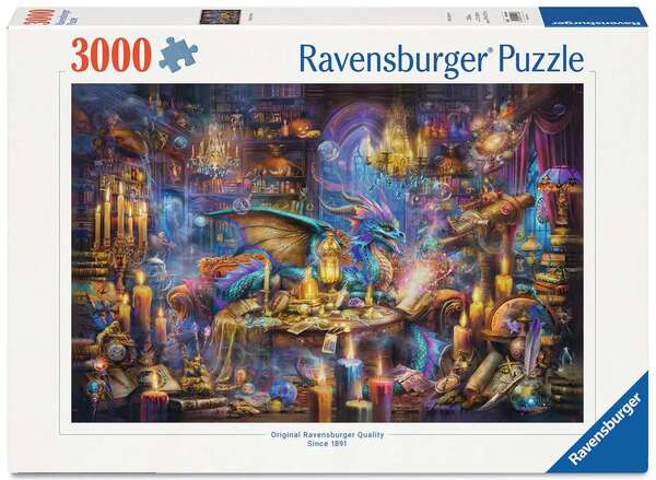 Ravensburger Puslespill 3000 Fantasi biblioteket