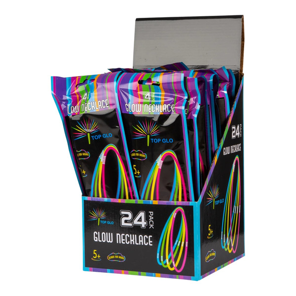 GLOW NECKLACE 4-P DISPLAY