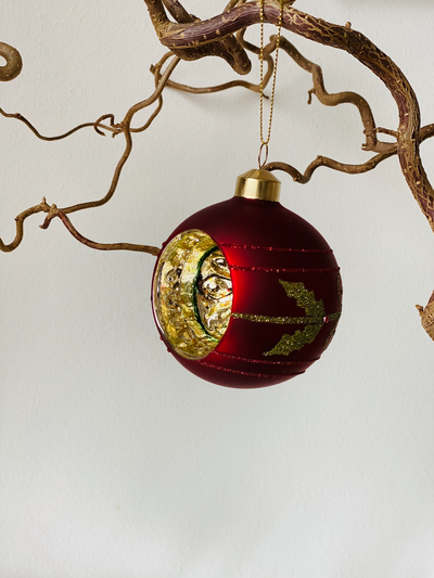 Julekuler fra UND Sesonal Rød matt (15301) - UND Seasonal 