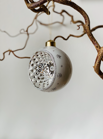 Julekuler fra UND Sesonal Hvit blank (15303) - UND Seasonal 