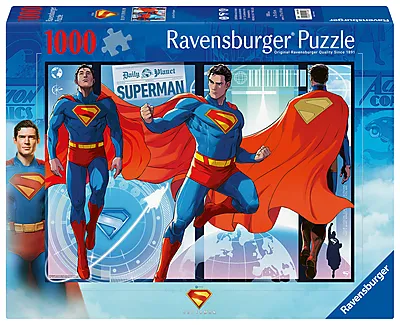 Ravensburger puslespill 1000 Superman - Kryptons siste sønn