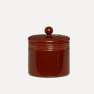 The Legacy Krukke m/Lokk Liten H:11,5cm Terracotta - UND Signature 