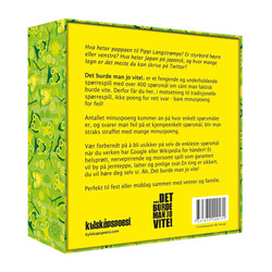 Spill Det Burde Man Jo Vite!