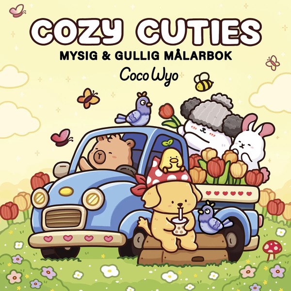 Målarbok: Cozy Cuties