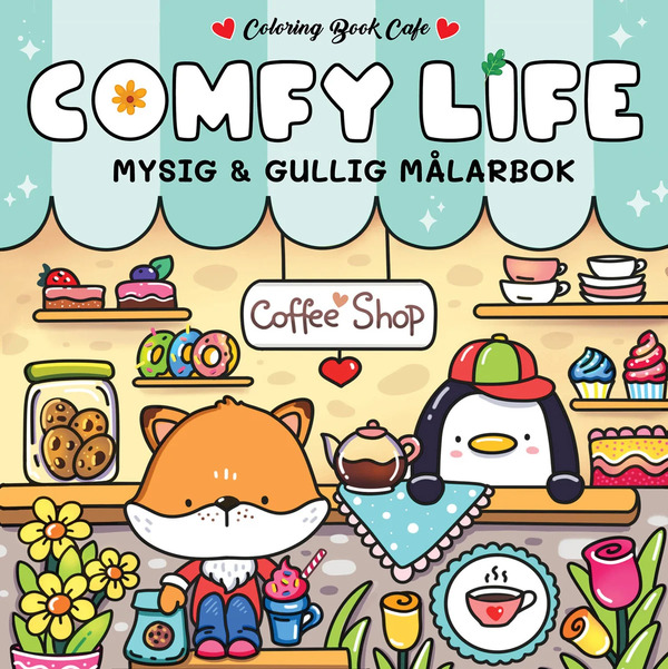 Målarbok: Comfy Life